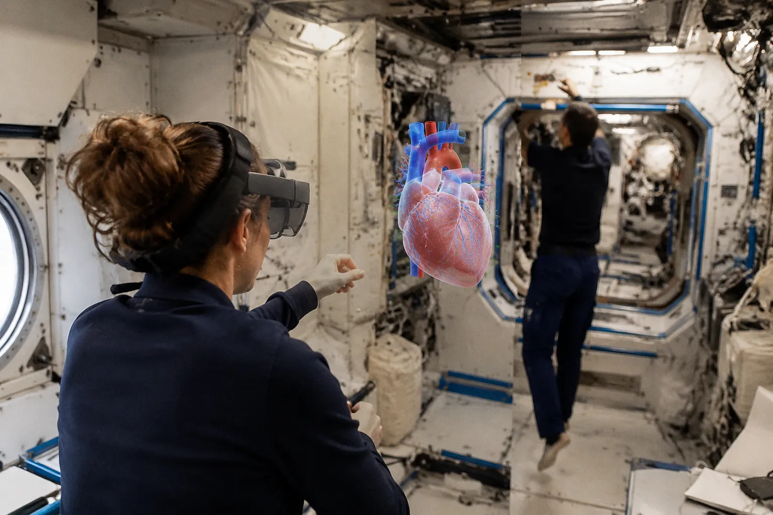 Advanced Health Research on Station Using Augmented, Virtual Reality Tools