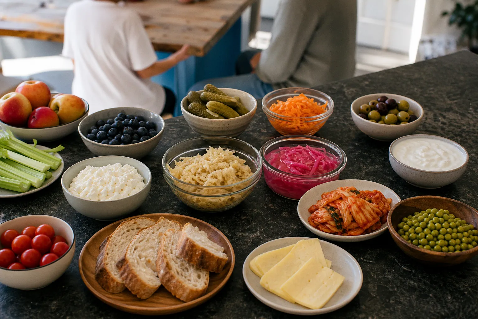 Children and adults who eat more live microbe-rich foods have healthier diets